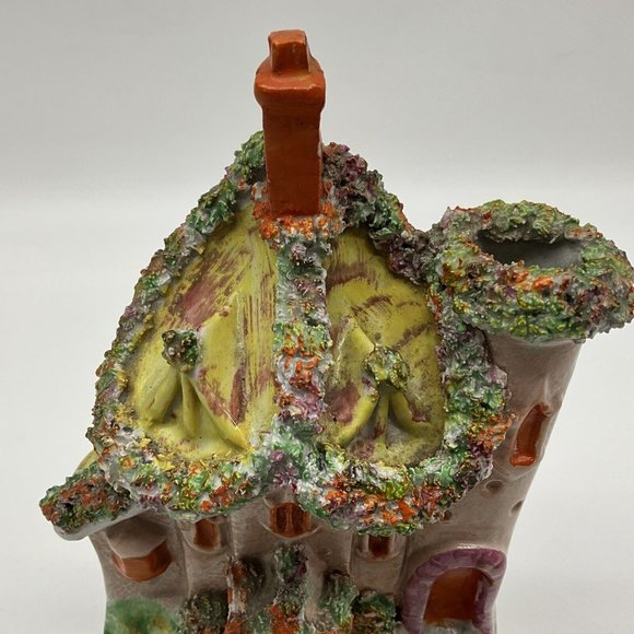 Antique 19th Century Staffordshire Flatback Spill Vase Made in England - Picture 10 of 16